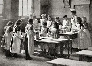 Cookery Prints: Edinburgh Day Industrial School - Cookery