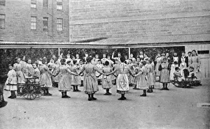 Playground Prints: Edinburgh Girls Industrial School - playground