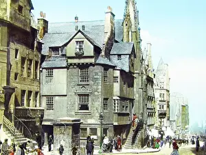 Knox Prints: Edinburgh John Knox's House Royal Mile Victorian period