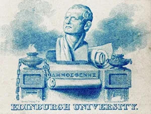 Edinburgh University, bust of Demosthenes