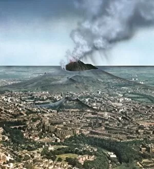 Aerial View Collection: Edinburgh volcano