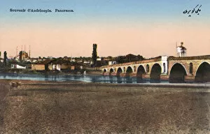 Adrinople Gallery: Edirne - formerly Adrianople, Turkey - The New Bridge