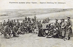Adrianople Gallery: Edirne, Turkey - Bulgarian Soldiers during the Balkan War