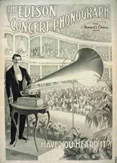 The Edison concert phonograph Have you heard it?