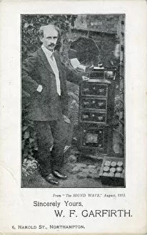 Edison Gem Phonograph Advert, Northampton, England