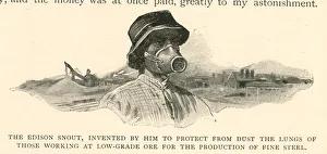Edison Snout, protection from industrial dust Edison Snout, protection from industrial dust
