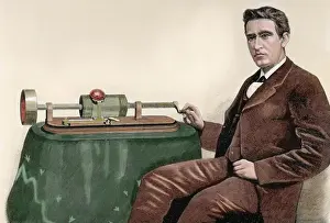 Edison Prints: Edison, Thomas Alva (1847-1931). American Inventor