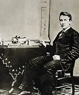 Edison Prints: EDISON, Thomas Alva (1847-1931). United States