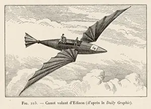 Alva Prints: Edisons Flying Canoe
