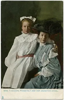 Theodore Prints: Edith Kermit Carow Roosevelt and daughter Ethel