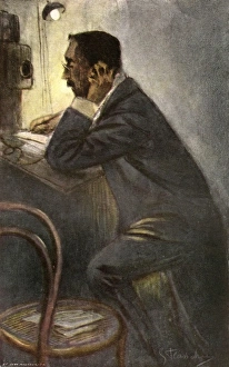 Images Dated 2nd February 2011: Editor Using Phone