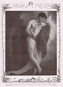 Edmonde Guy and Van Duren in their scene Adam and Eva from Herman Haller