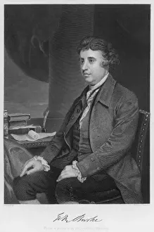 Auto Graph Prints: Edmund Burke