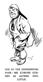 Gurney Prints: Edmund Gurney as Alfred Doolittle in Pygmalion