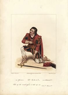 Shakespeare Collection: Edmund Kean in Richard III, 1822