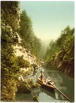 Edmunds Prints: Edmunds Klamm, Bohemian Switzerland, Bohemia, Austro-Hungary