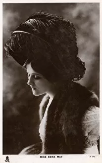 Ostrich Collection: Edna May - American Actress and singer