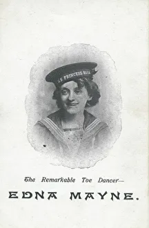 MonoMania Images Gallery: Edna Mayne music hall toe and sand dancer