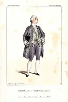Dollet Prints: Edouard Brindeau as Rosenberg in Eve by Leon