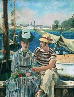 Manet Gallery: Edouard Manet (1832-1883). Argenteuil. 1874
