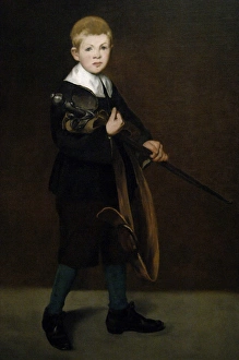 Manet Gallery: Edouard Manet (1832-1883). Boy with a sword, 1861