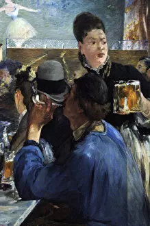 Manet Gallery: Edouard Manet (1832-1883). Corner of a Cafe-Concert (probabl