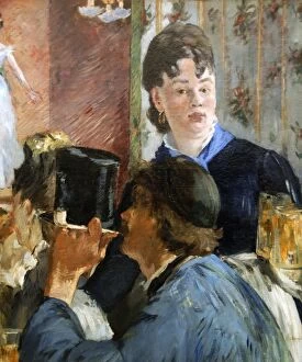Manet Gallery: Edouard Manet (1832-1883). French painter. The Beer Maid, 18