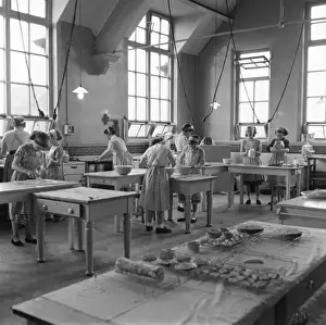 Slices Prints: Education, girls, cookery