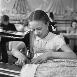 Education, girls, needlework