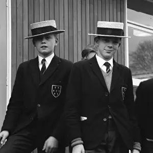 Boater Prints: Education, school uniform