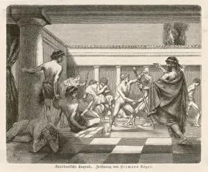 Education of young Spartans in Ancient Greece