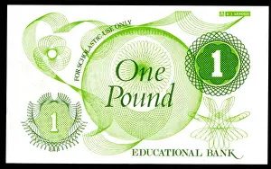 Currency Prints: Educational Bank, One Pound note