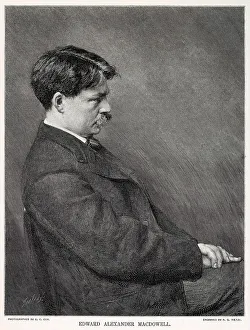 EDWARD ALEXANDER MACDOWELL (1860 - 1908), American composer. Date: 1897