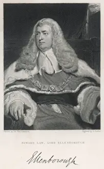 Auto Graph Prints: Edward Baron Ellenboroug