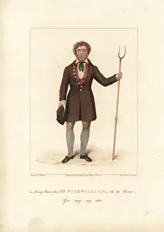 Dterry Prints: Edward Fitzwilliam in The Review, 1822
