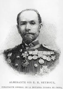 Seymour Prints: Edward Hobart Seymour (1840-1929). British admiral. Portrait
