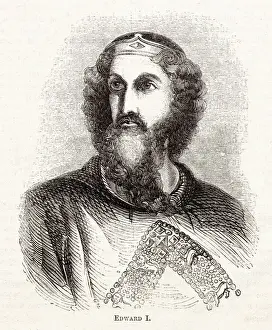 Hammer Prints: Edward I (1239 - 1307), also known as Edward Longshanks and the Hammer of the Scots