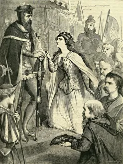 Spare Prints: Edward III entreated by Queen Philippa