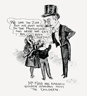 Images Dated 24th October 2019: Edward Moss with children at the London Hippodrome