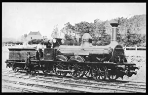 Trains Prints: Edward Pease Loco 1856