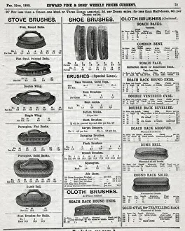Images Dated 1st May 2018: Edward Pink & Sons - Brushes