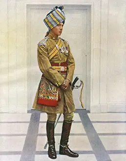 Sindh Prints: Edward Prince of Wales as Colonel-in-Chief