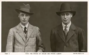 Eighth Prints: Edward, Prince of Wales and Prince Albert - British Royalty
