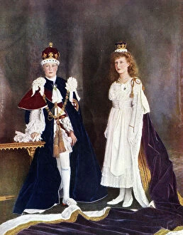 Tassels Collection: Edward, Prince of Wales, and Princess Mary
