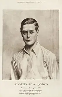 Donated Prints: Edward, Prince of Wales from a sketch by John St. Helier Lan