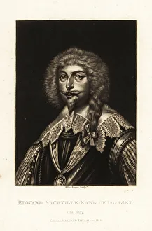 Woodburn Prints: Edward Sackville, 4th Earl of Dorset, English courtier, soldier