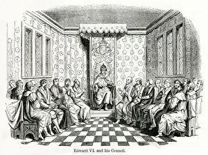 1551 Prints: Edward VI and his council 1551