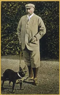 Edward Vii / With Dog
