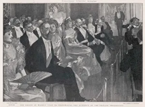 Mistress Collection: Edward VII enjoying theatricals at Chatsworth