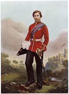 Edward VII in his first Colonel uniform